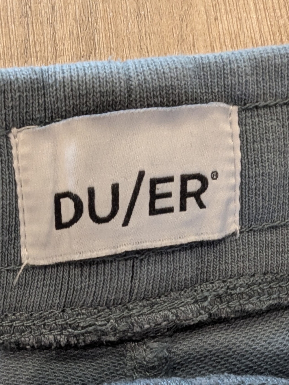 DU/ER Blue Lyocell Blend Drawstring Shorts - Picture 6 of 7